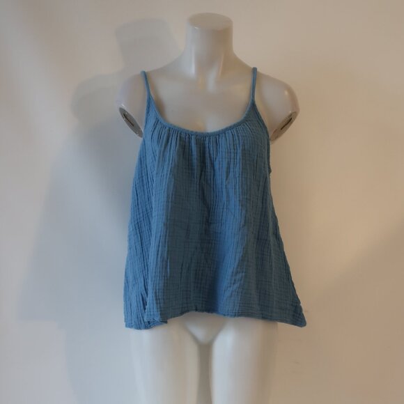 NWT Womens 9Seed Blue Gauze Tank Top O/S ** - Picture 1 of 6
